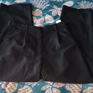 Abercrombie & Fitch Black Wide Leg Pants